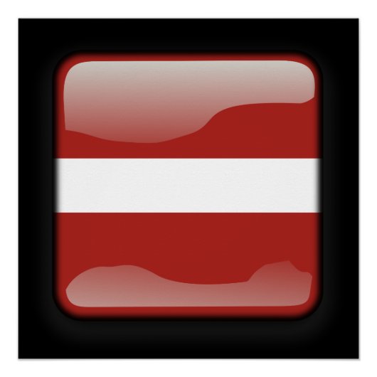 Vlag van Letland Perfect Poster (Voorkant)