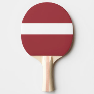 Vlag van Letland Ping Pong Paddle Tafeltennisbatje