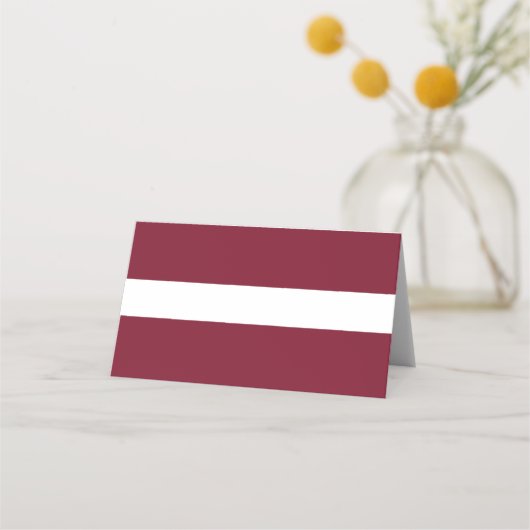 vlag van Letland Plaatskaartje (Voorkant)