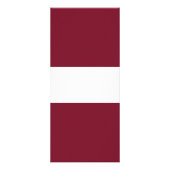 vlag van Letland Reclamekaart (Achterkant)