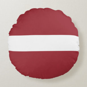 Vlag van Letland Rond Kussen