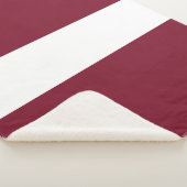 vlag van Letland Sherpa Deken (3/4)