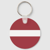 Vlag van Letland Sleutelhanger (Achterkant)