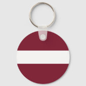 vlag van Letland Sleutelhanger (Voorkant)