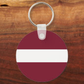 vlag van Letland Sleutelhanger (Voorkant)