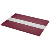vlag van Letland Snijplank (Hoek)