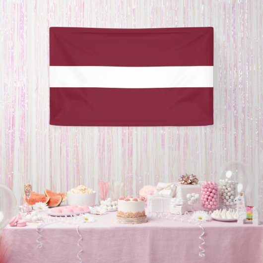 vlag van Letland Spandoek (Feest)