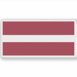 Vlag van Letland Sticker