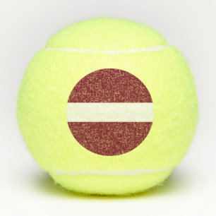 vlag van Letland Tennisballen