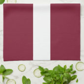 vlag van Letland Theedoek (Gevouwen)