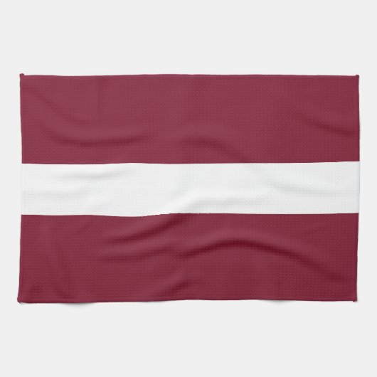 vlag van Letland Theedoek (Horizontaal)