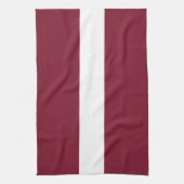 vlag van Letland Theedoek (Verticaal)