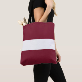 vlag van Letland Tote Bag