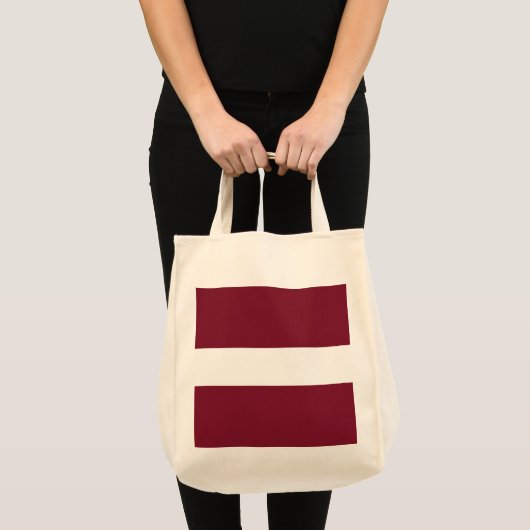 vlag van Letland Tote Bag (Voorkant (product))