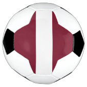 vlag van Letland Voetbal (Gedraaid)