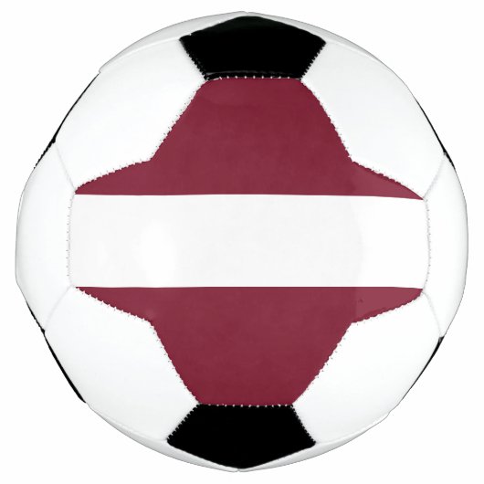 vlag van Letland Voetbal (Voorkant)