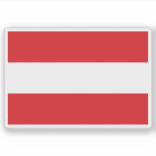 Vlag van Leuven, België Sticker