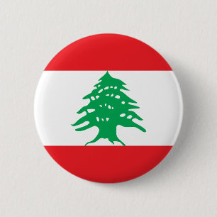 Vlag van Libanese Button