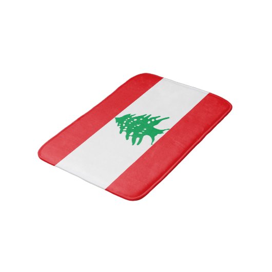 Vlag van Libanon Badmat (Gekanteld)