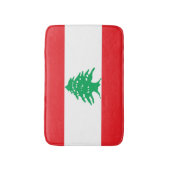 Vlag van Libanon Badmat (Voorkant Verticaal)