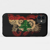 Vlag van Libanon Case-Mate iPhone Case (Achterkant (horizontaal))