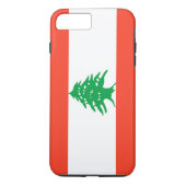Vlag van Libanon Case-Mate iPhone Case (Achterkant)