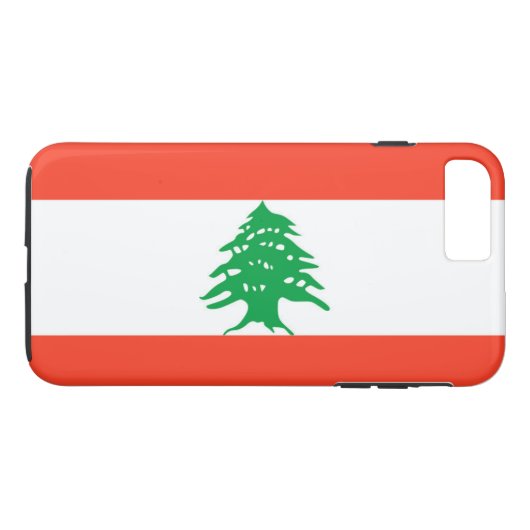 Vlag van Libanon Case-Mate iPhone Case (Achterkant (Horizontaal))