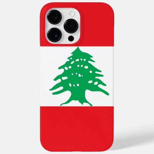 Vlag van Libanon Case-Mate iPhone Case (Achterkant)