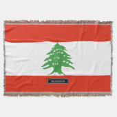 Vlag van Libanon Deken (Voorkant)