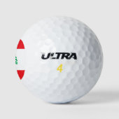 Vlag van Libanon Golfballen (Logo)