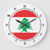 Vlag van Libanon Grote Klok (Voorkant)