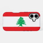 Vlag van Libanon iPhone 16 Hoesje (Achterkant horizontaal)