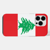Vlag van Libanon iPhone Hoesje (Achterkant horizontaal)