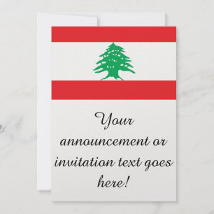 Vlag van Libanon Kaart