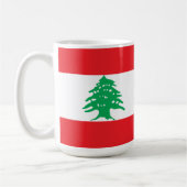Vlag van Libanon Koffiemok (Links)