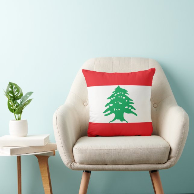 Vlag van Libanon Kussen (Stoel)