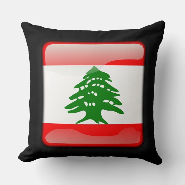 Vlag van Libanon Kussen (Voorkant)