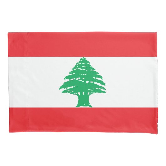 Vlag van Libanon Kussensloop (Voorkant)