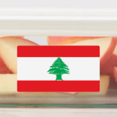 Vlag van Libanon Labels (Aangebracht)