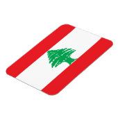 Vlag van Libanon Magneet (Linkerzijde)