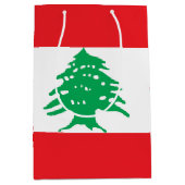 Vlag van Libanon Medium Cadeauzakje (Voorkant)