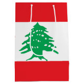 Vlag van Libanon Medium Cadeauzakje (Achterkant)