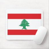 Vlag van Libanon Muismat (Met muis)