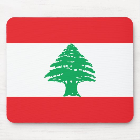 Vlag van Libanon Muismat (Voorkant)