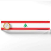 Vlag van Libanon Naambordje (Voorkant)