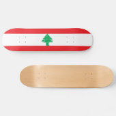 Vlag van Libanon Persoonlijk Skateboard (Horizontaal)