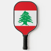 Vlag van Libanon Pickleball Paddle (Achterkant)
