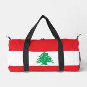 Vlag van Libanon Plunjezak (Voorkant)