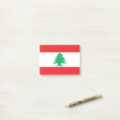 Vlag van Libanon Post-it® Notes (Op bureau)