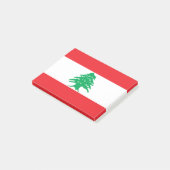 Vlag van Libanon Post-it® Notes (Schuin)